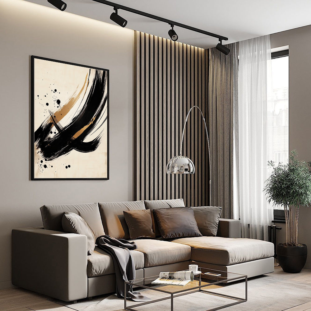 Bold Brushstroke Canvas Wall Art