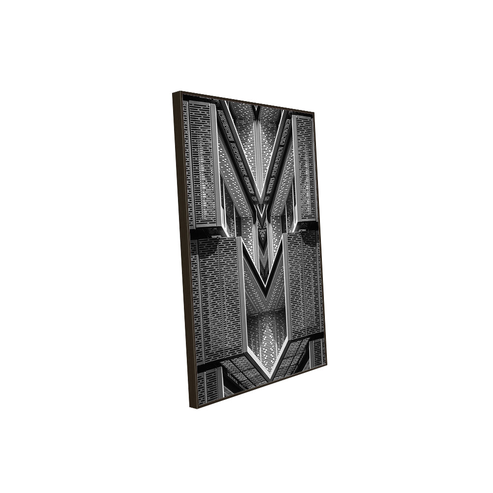 Symmetrical Fusion – Contemporary Art For Modern Spaces Canvas Wall Art
