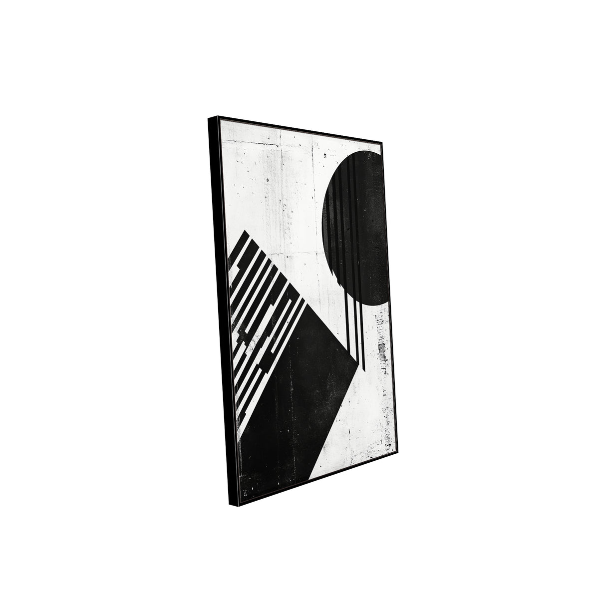 Modern Black & White Canvas Wall Art