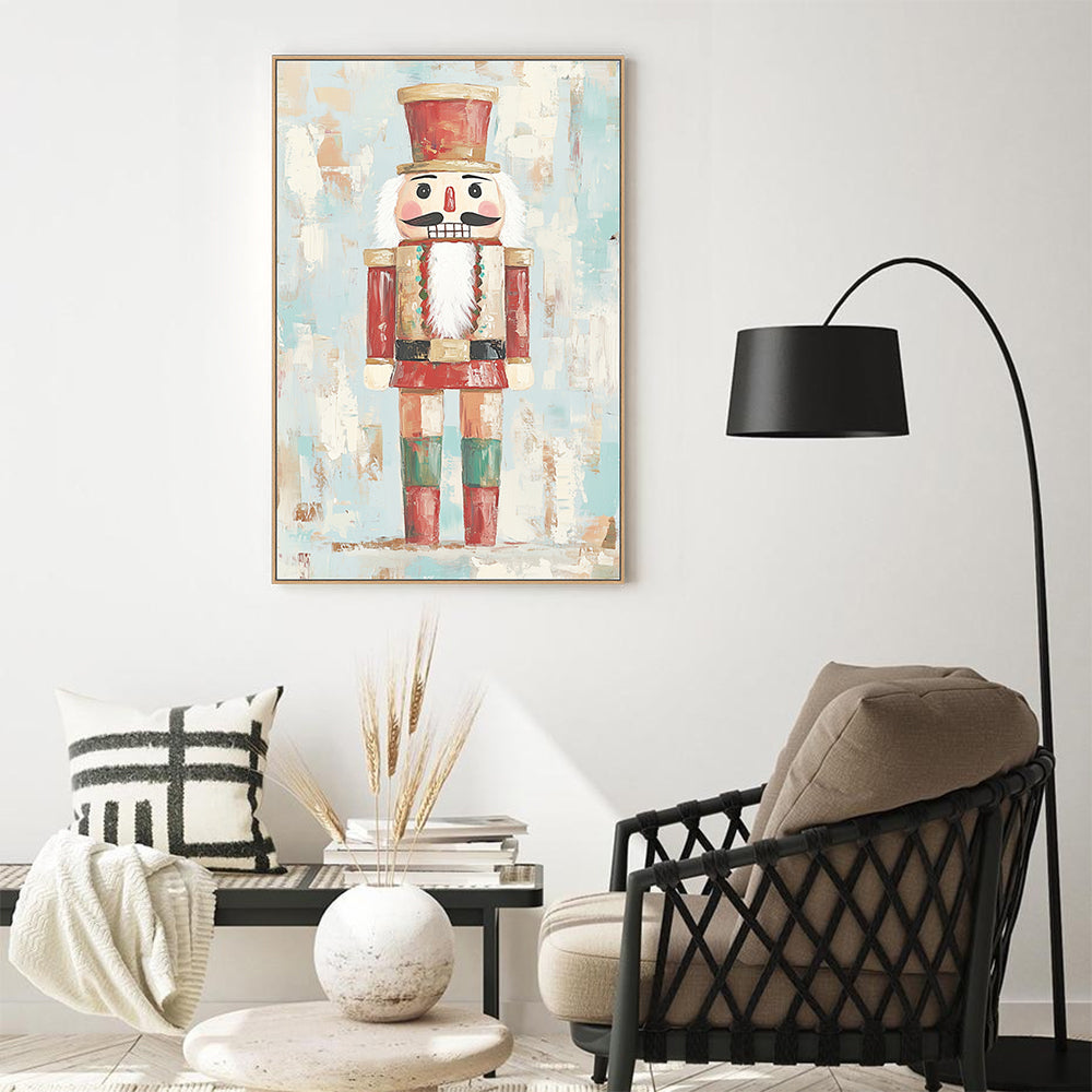 Nutcracker Canvas Wall Art - A Festive Touch for Your Home