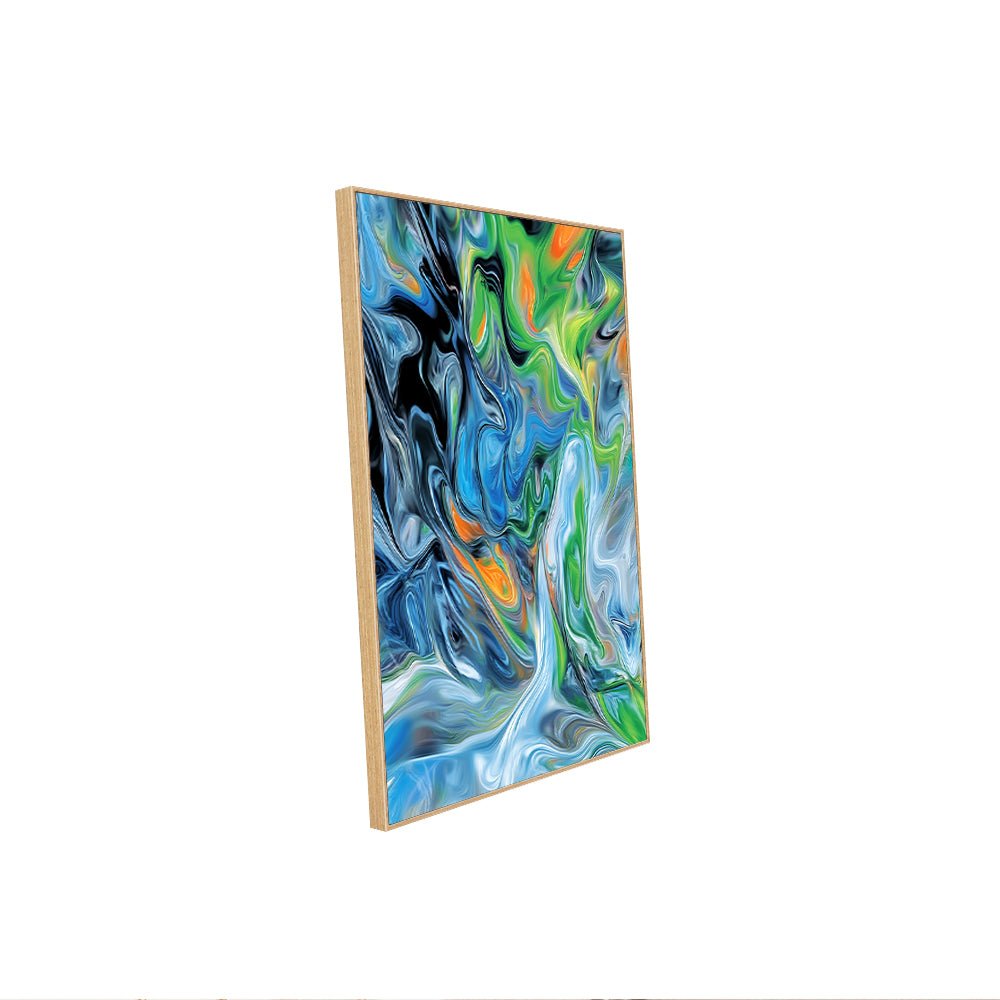 Vibrant Fluid Canvas Wall Art
