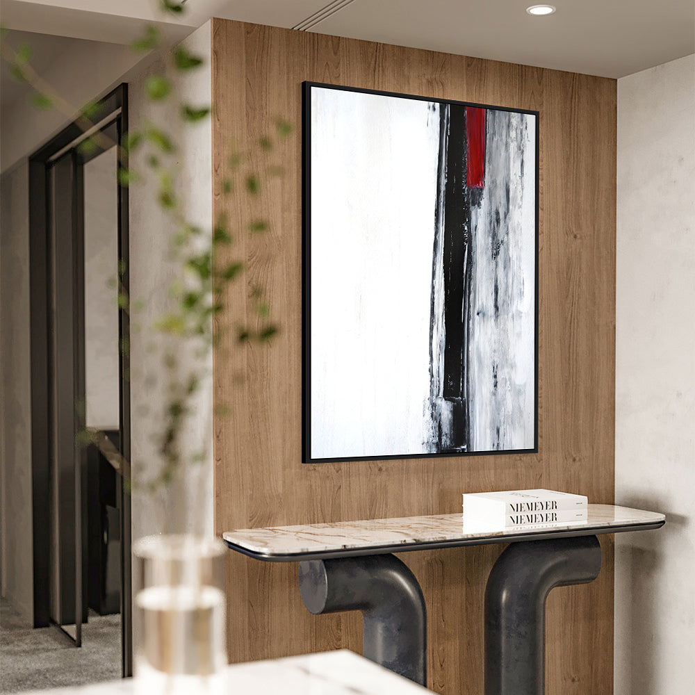 Black and Gray Canvas Wall Art