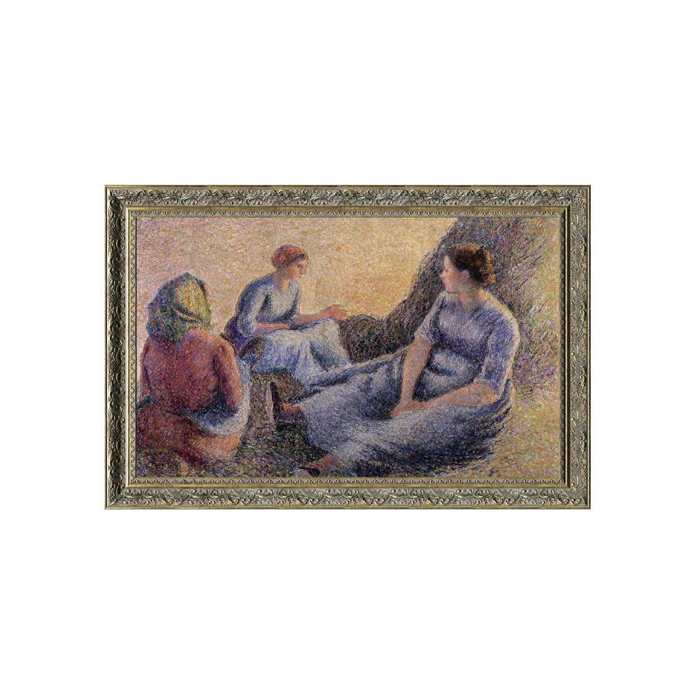 "Haymakers Resting" By Camille Pissarro