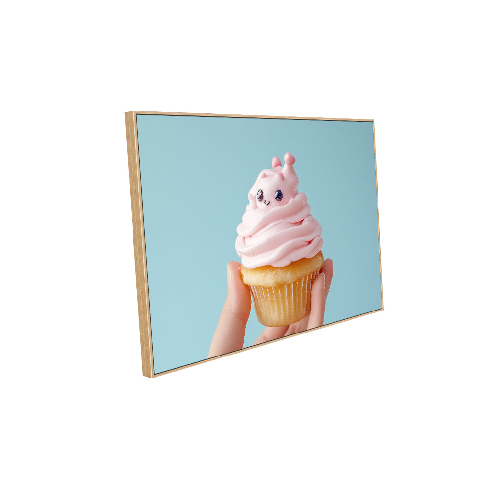 Whimsical Cupcake Canvas Wall Art