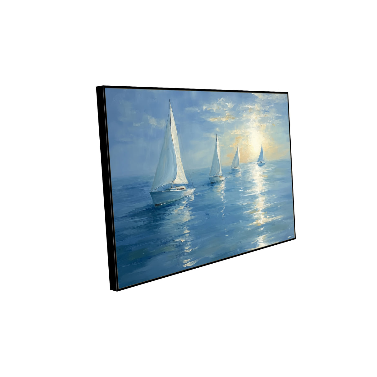 Sailing Towards the Light - Canvas Wall Art