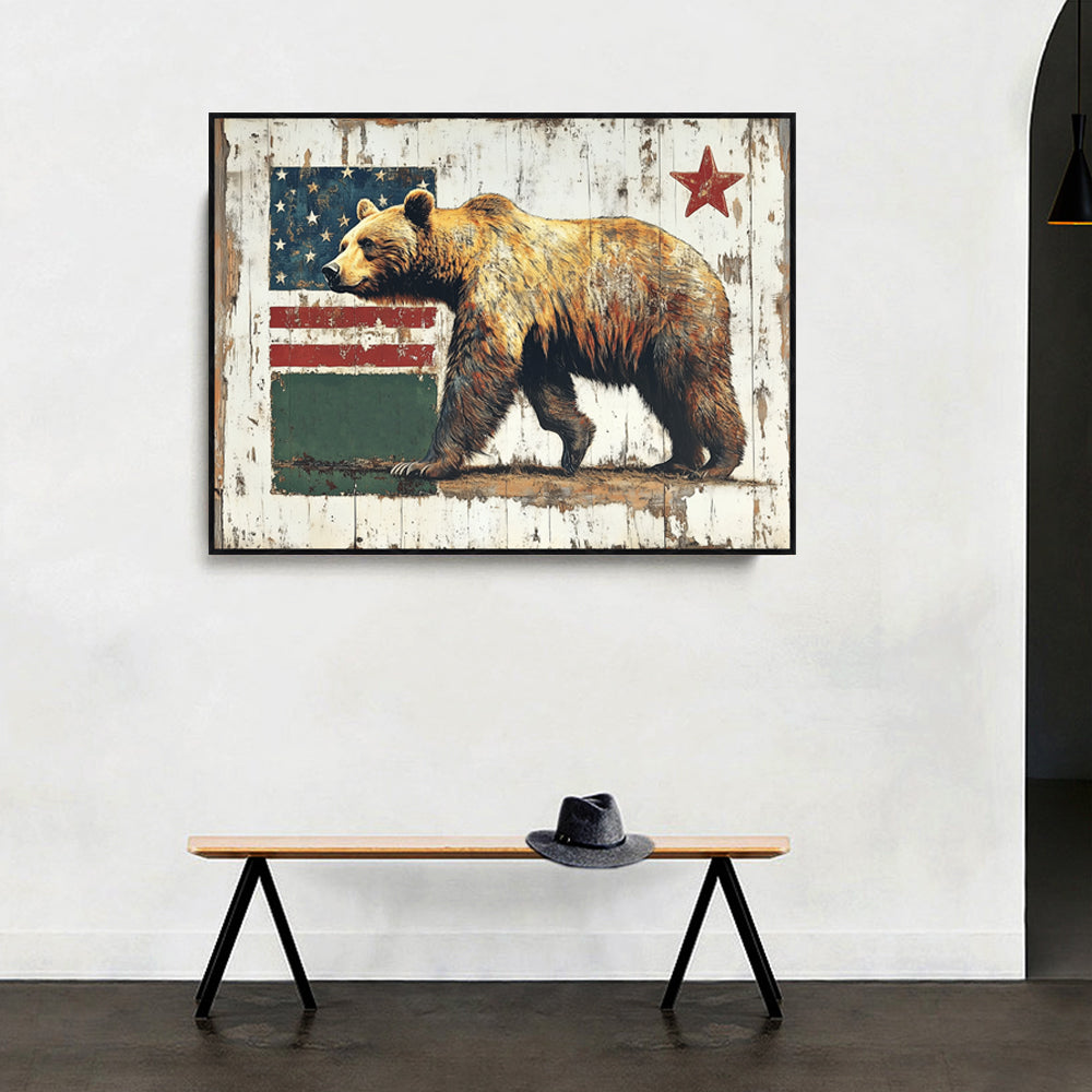 The Spirit of the American Bear - Canvas Wall Art