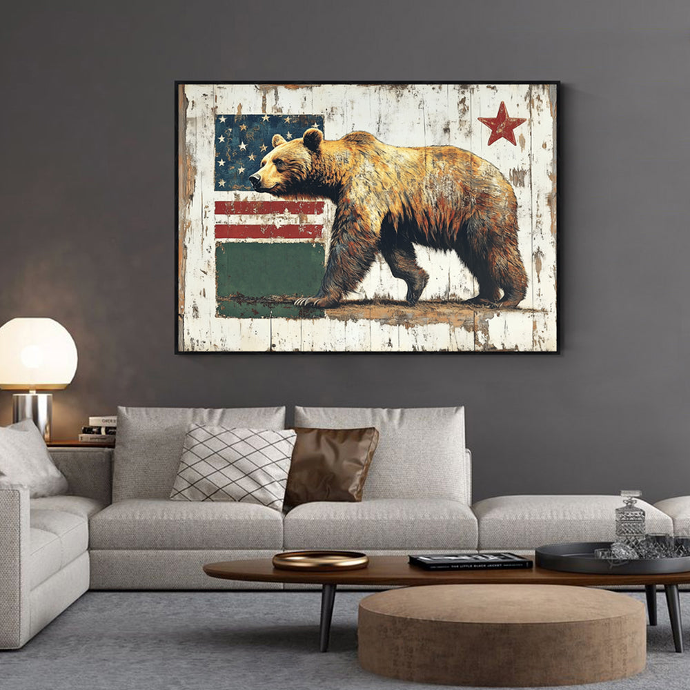 The Spirit of the American Bear - Canvas Wall Art