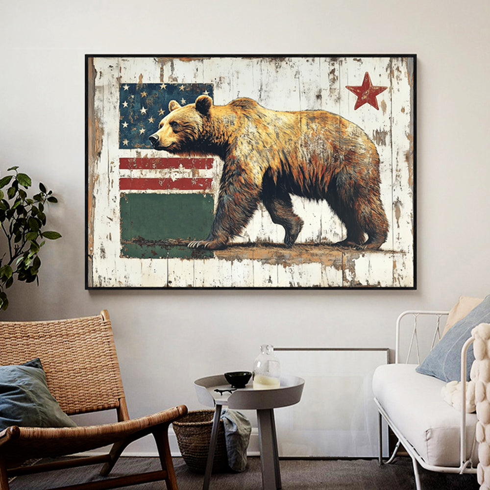 The Spirit of the American Bear - Canvas Wall Art