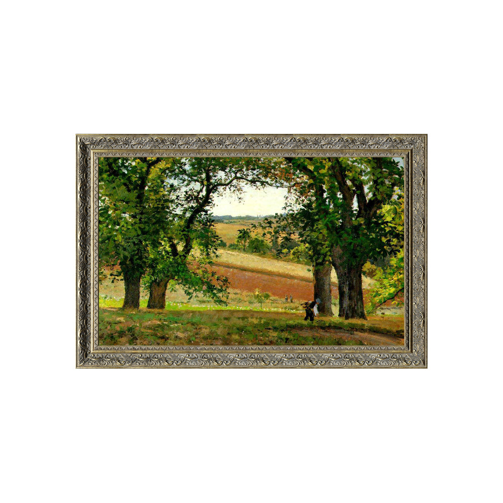 "Chestnut Trees at Osny" By Camille Pissarro