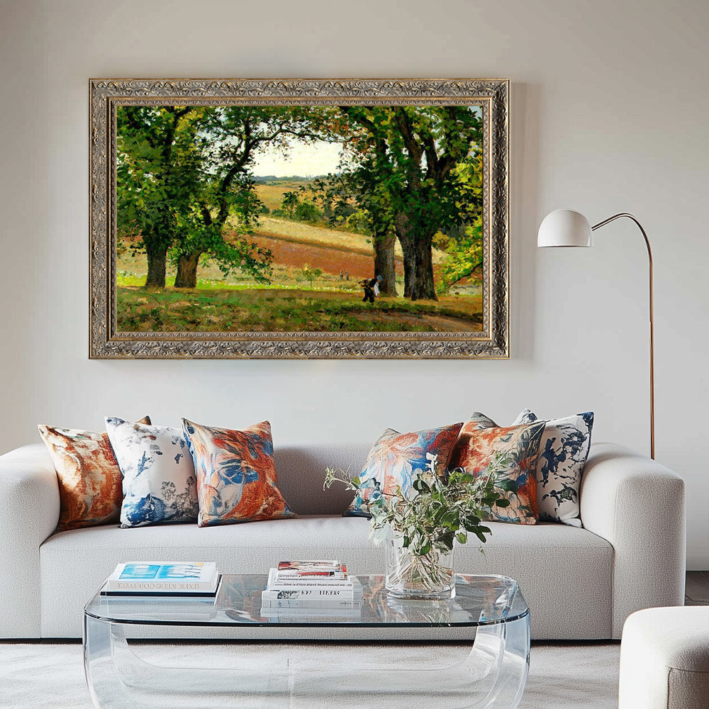 "Chestnut Trees at Osny" By Camille Pissarro