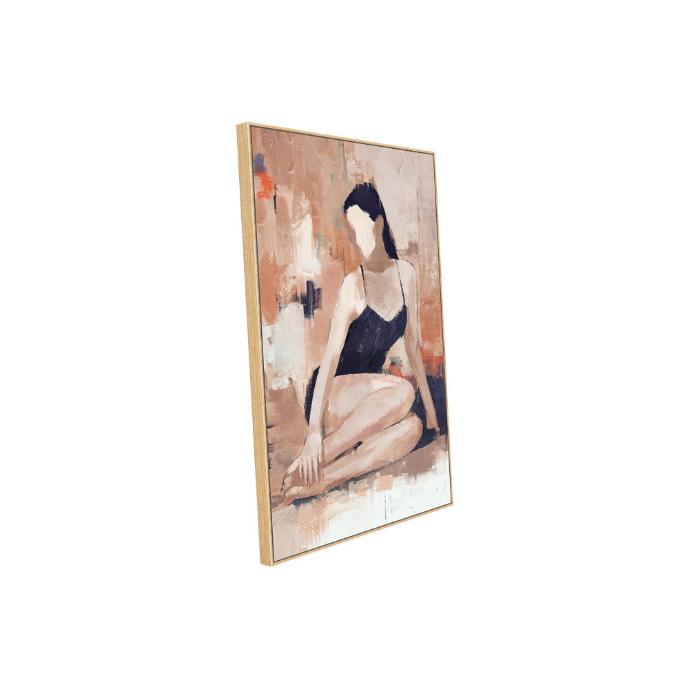 "Poised Elegance" Canvas Wall Art