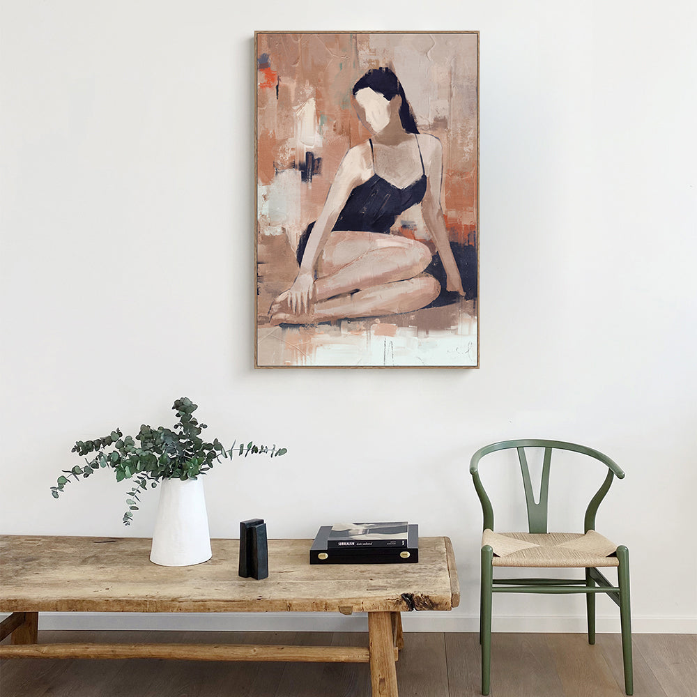 "Poised Elegance" Canvas Wall Art