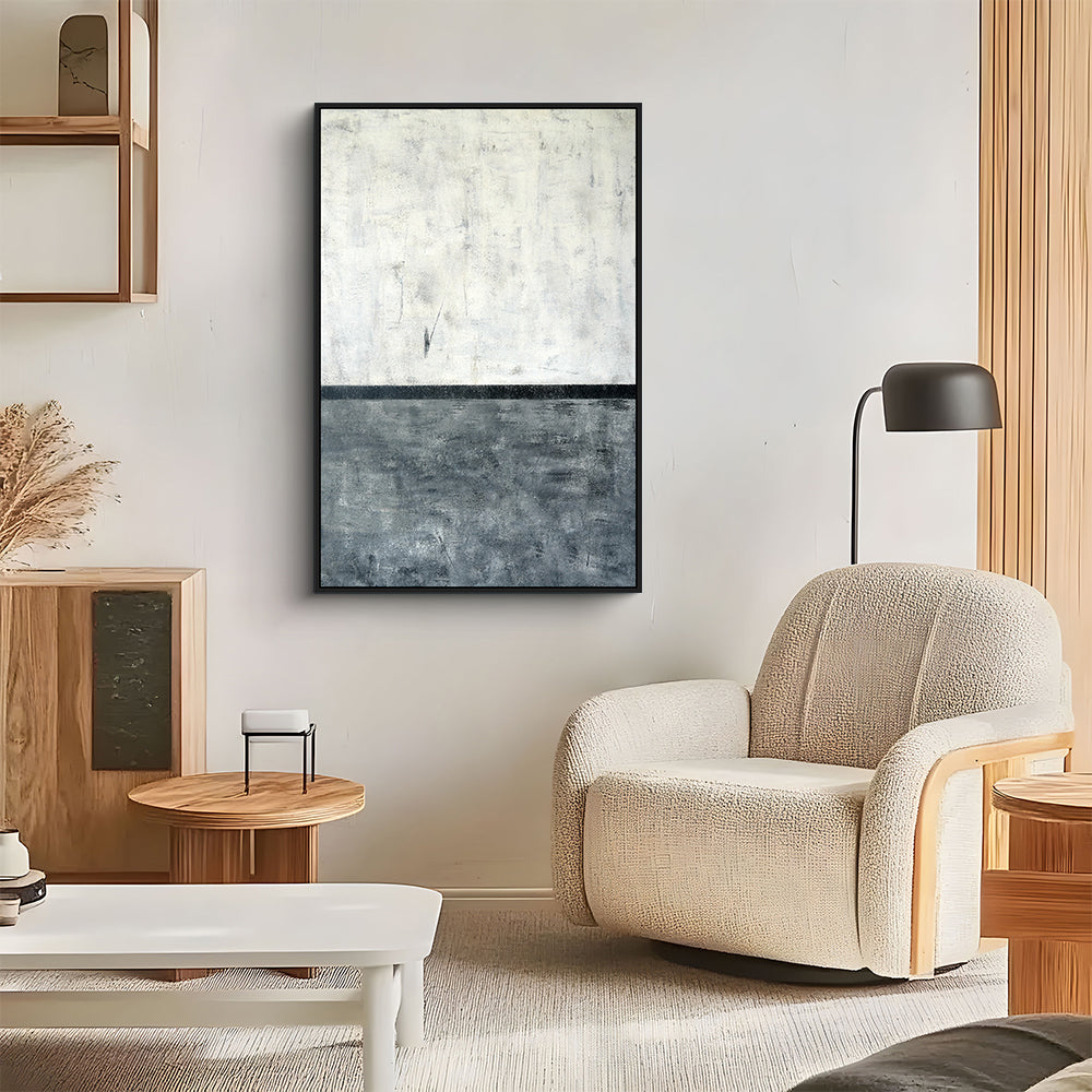 Minimalist Abstract Horizon Canvas Wall Art
