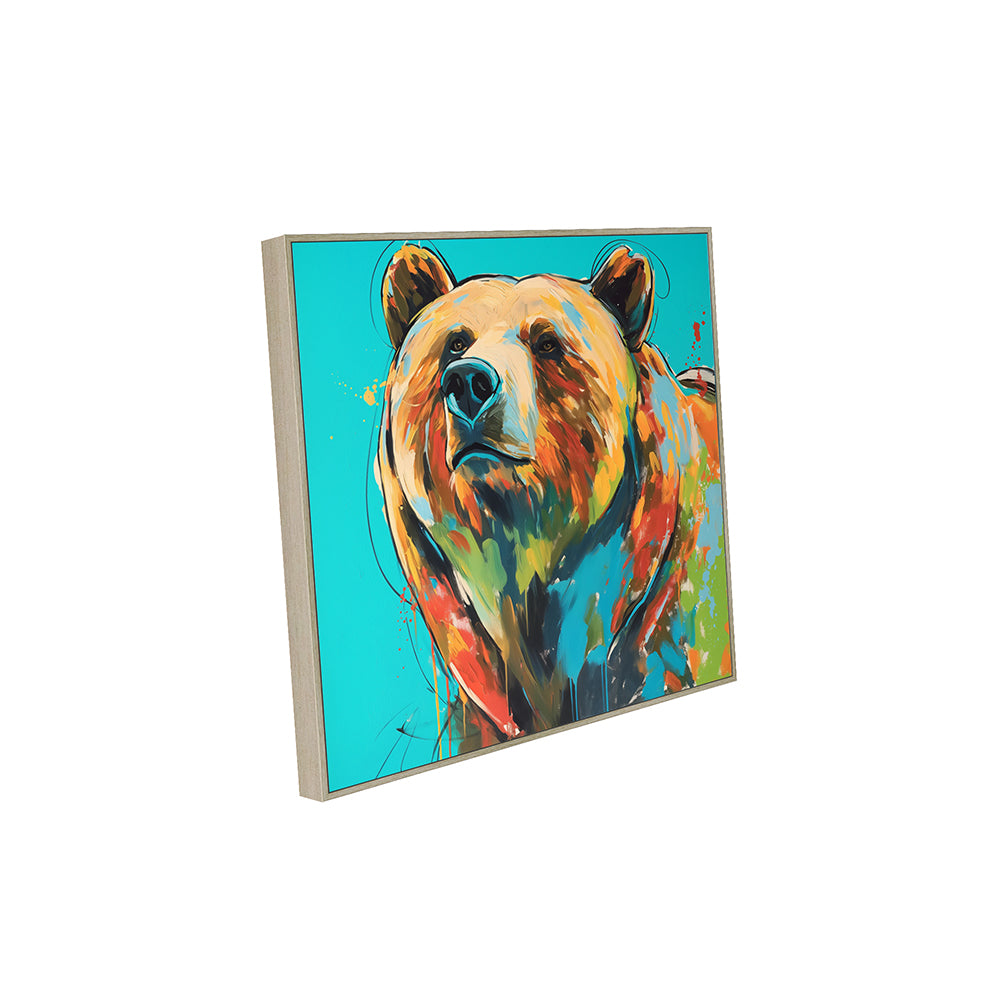 Wild Beauty In Vibrant Hues Canvas Wall Art