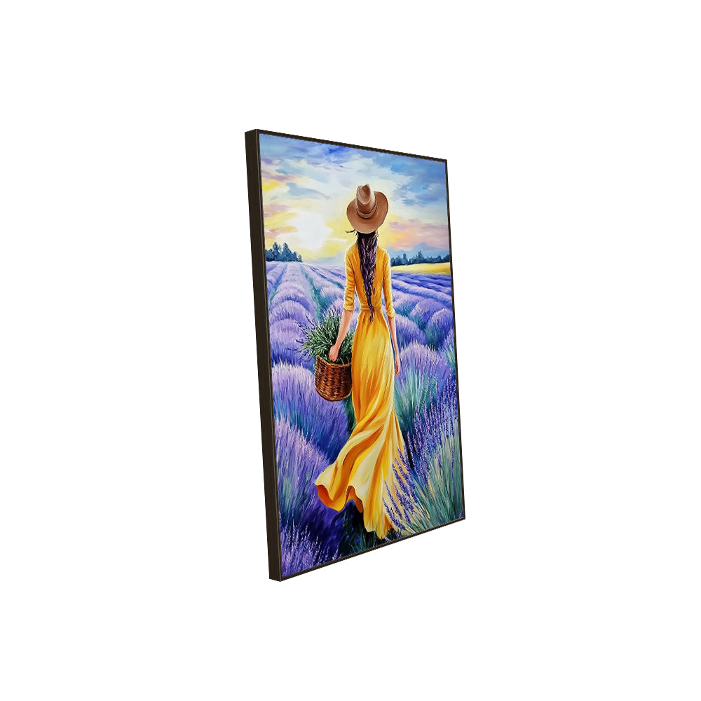 Enchanting Lavender Field Canvas Wall Art