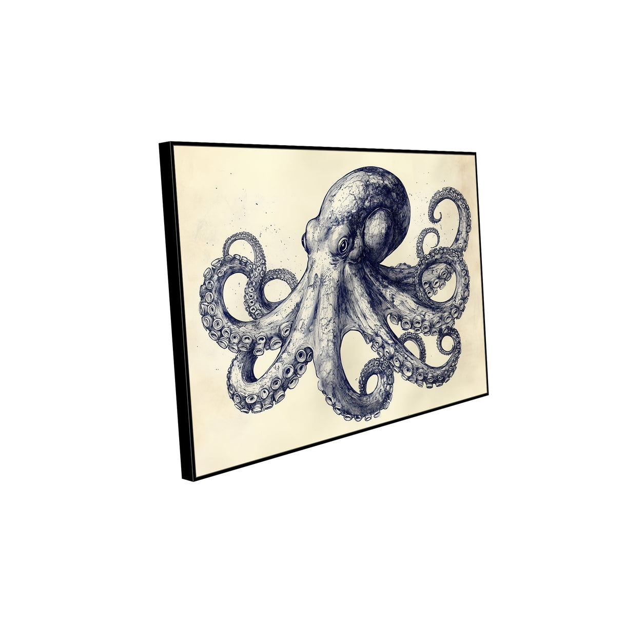 "Nautical Octopus" Canvas Wall Art