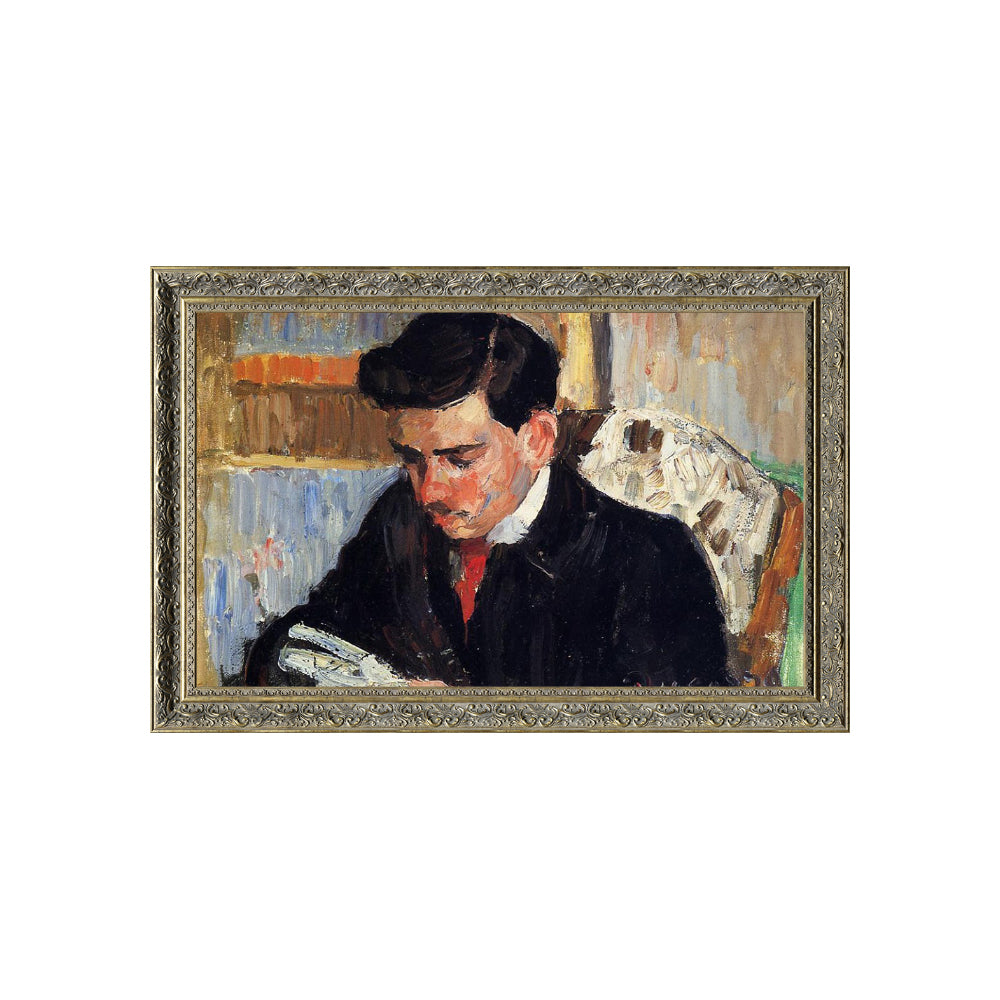 Portrait Of Ludovic Rodo Pissarro By Camille Pissarro