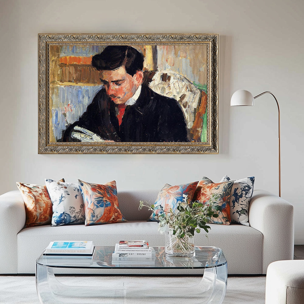 Portrait Of Ludovic Rodo Pissarro By Camille Pissarro