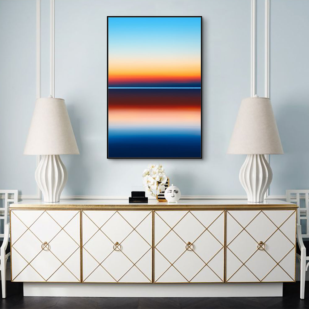 Gradient Horizon Canvas Wall Art