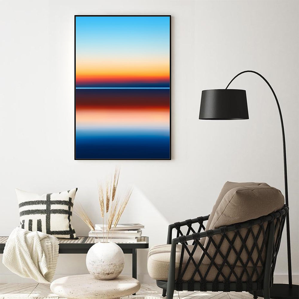 Gradient Horizon Canvas Wall Art