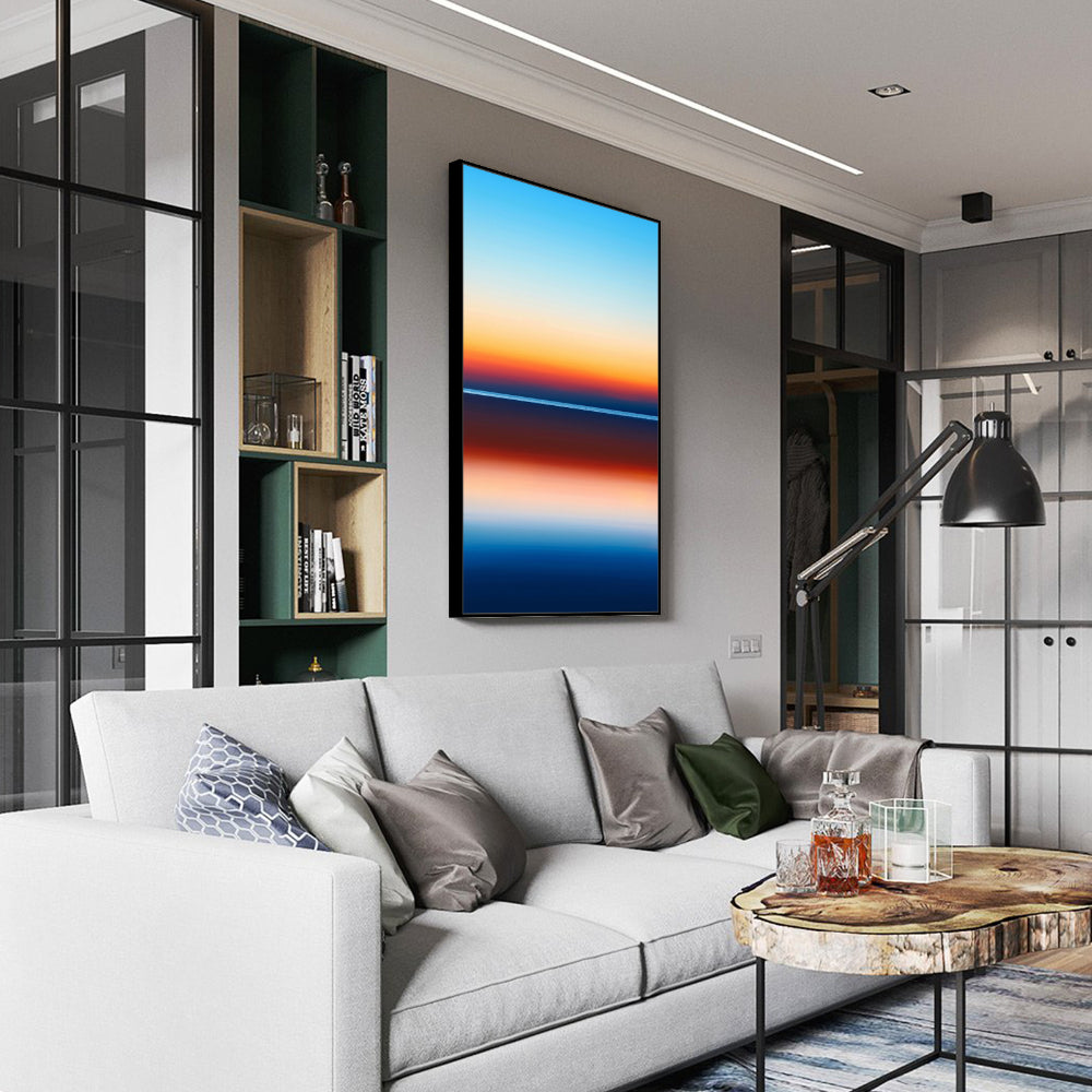 Gradient Horizon Canvas Wall Art