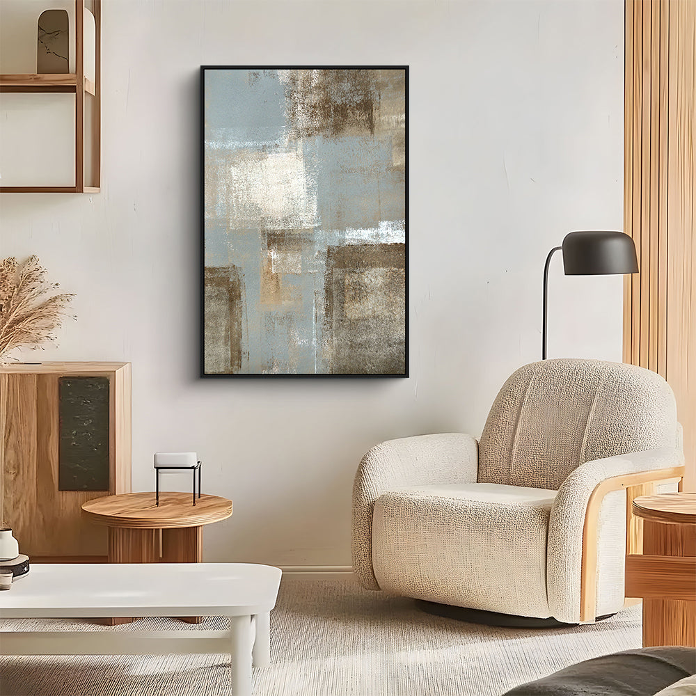 Modern Abstract Geometric Canvas Wall Art
