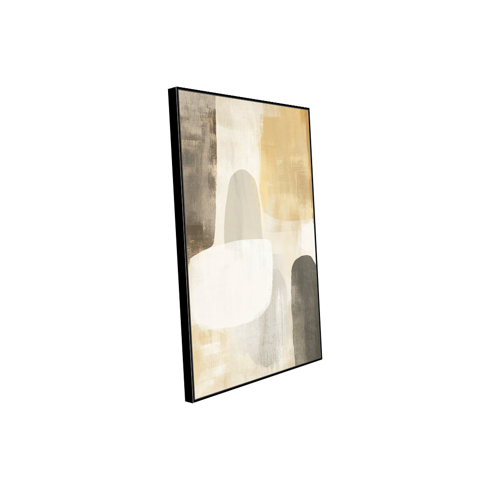 Neutral Geometric Design Canvas Wall Art