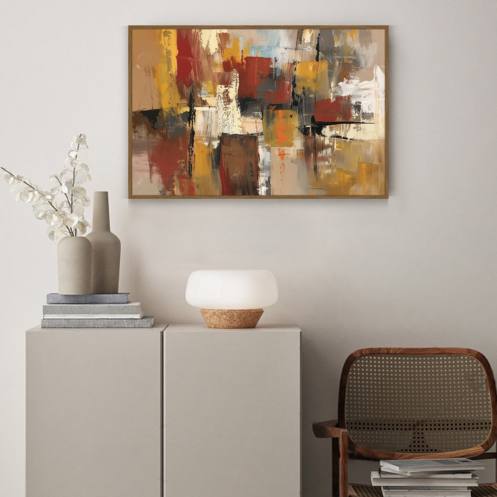 Rustic Elegance Textured Canvas Wall Art