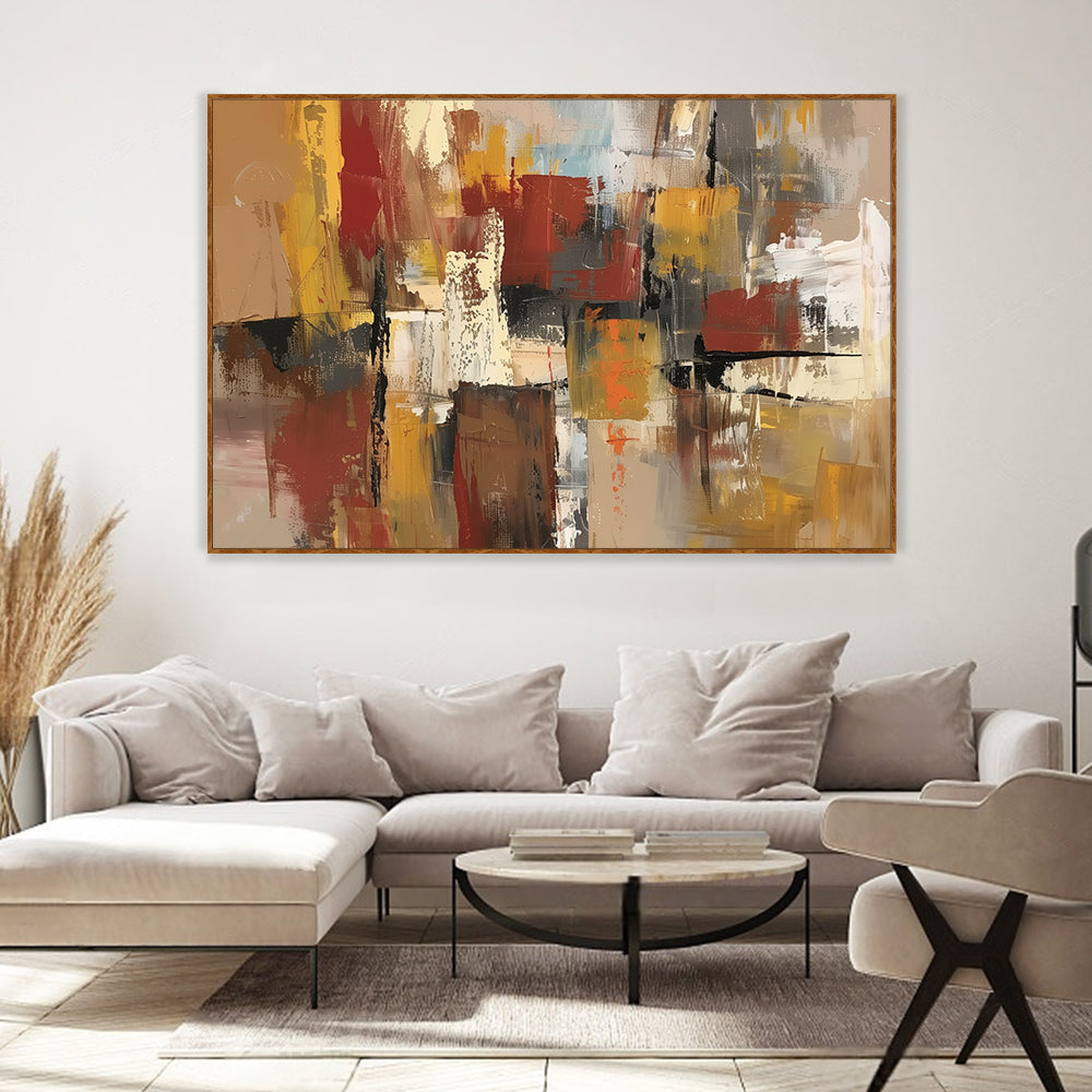 Rustic Elegance Textured Canvas Wall Art