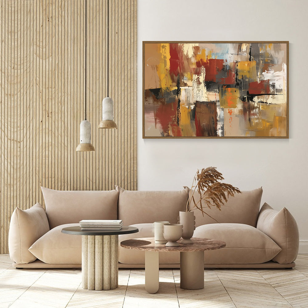 Rustic Elegance Textured Canvas Wall Art