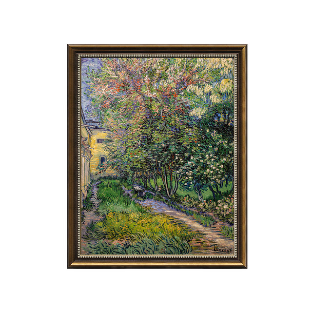 The Garden Of The Asylum At Saint-Rémy By Vincent Van Gogh