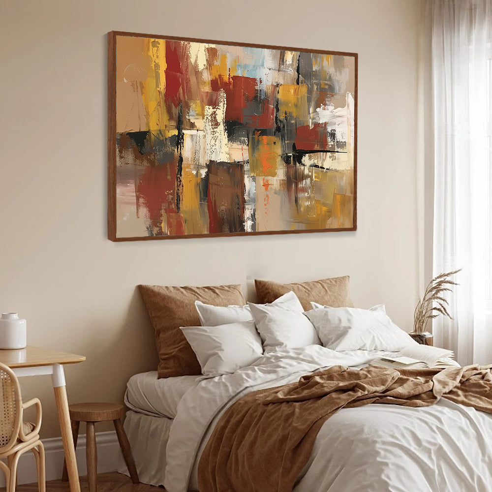 Rustic Elegance Textured Canvas Wall Art