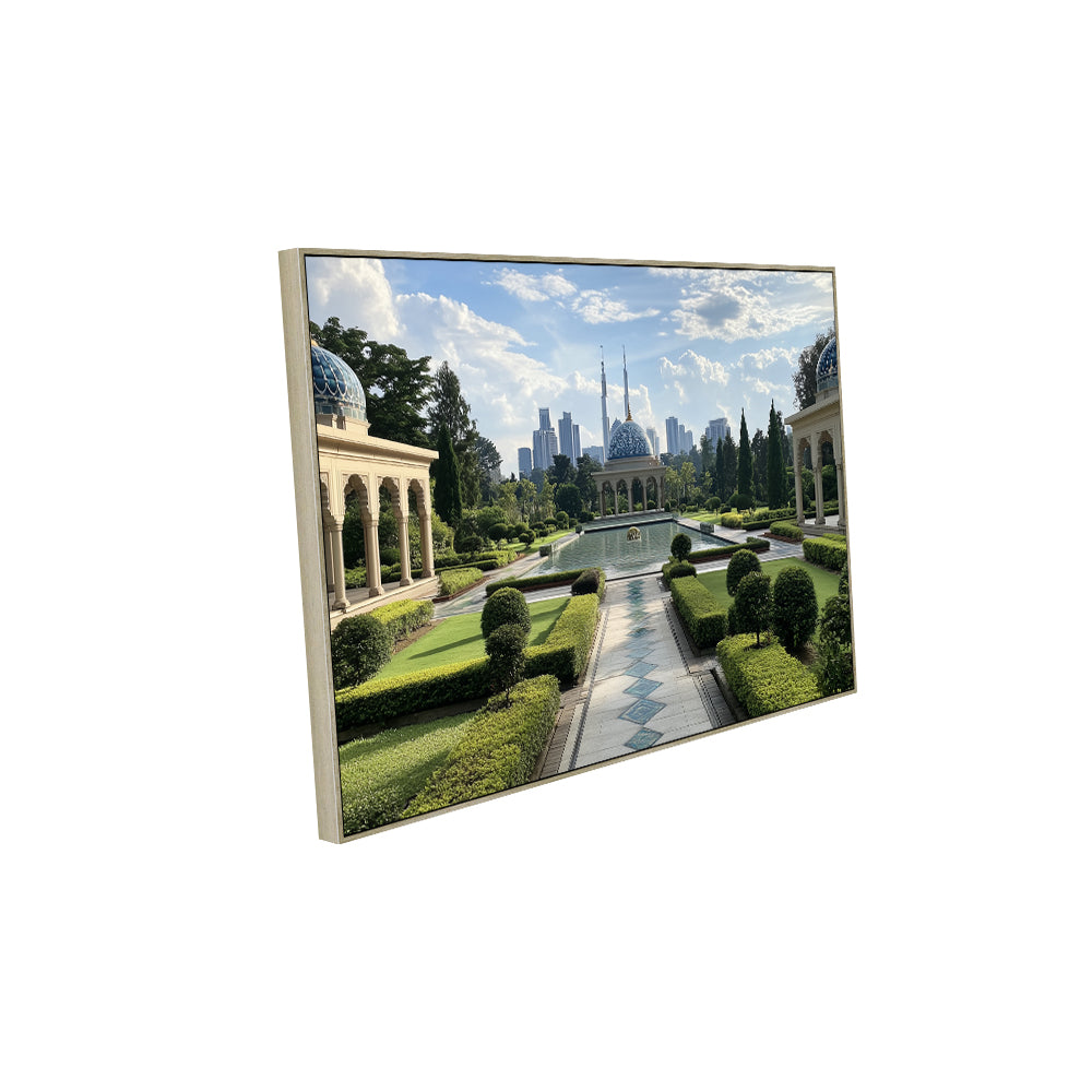 Majestic Garden Landscape Canvas Wall Art