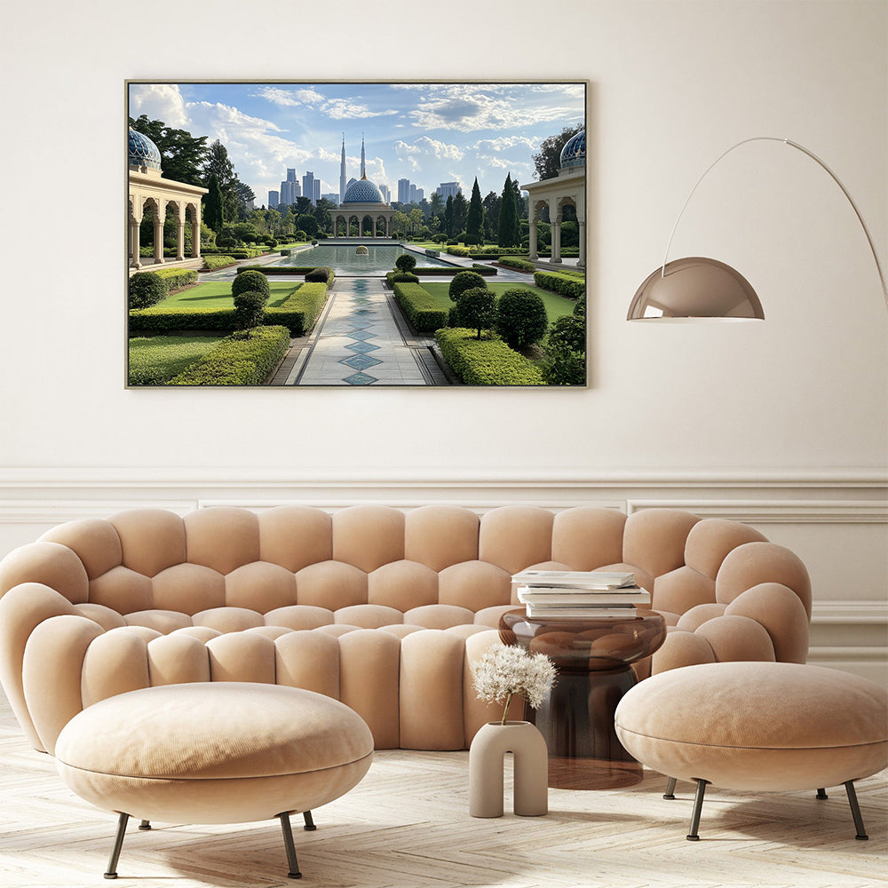 Majestic Garden Landscape Canvas Wall Art