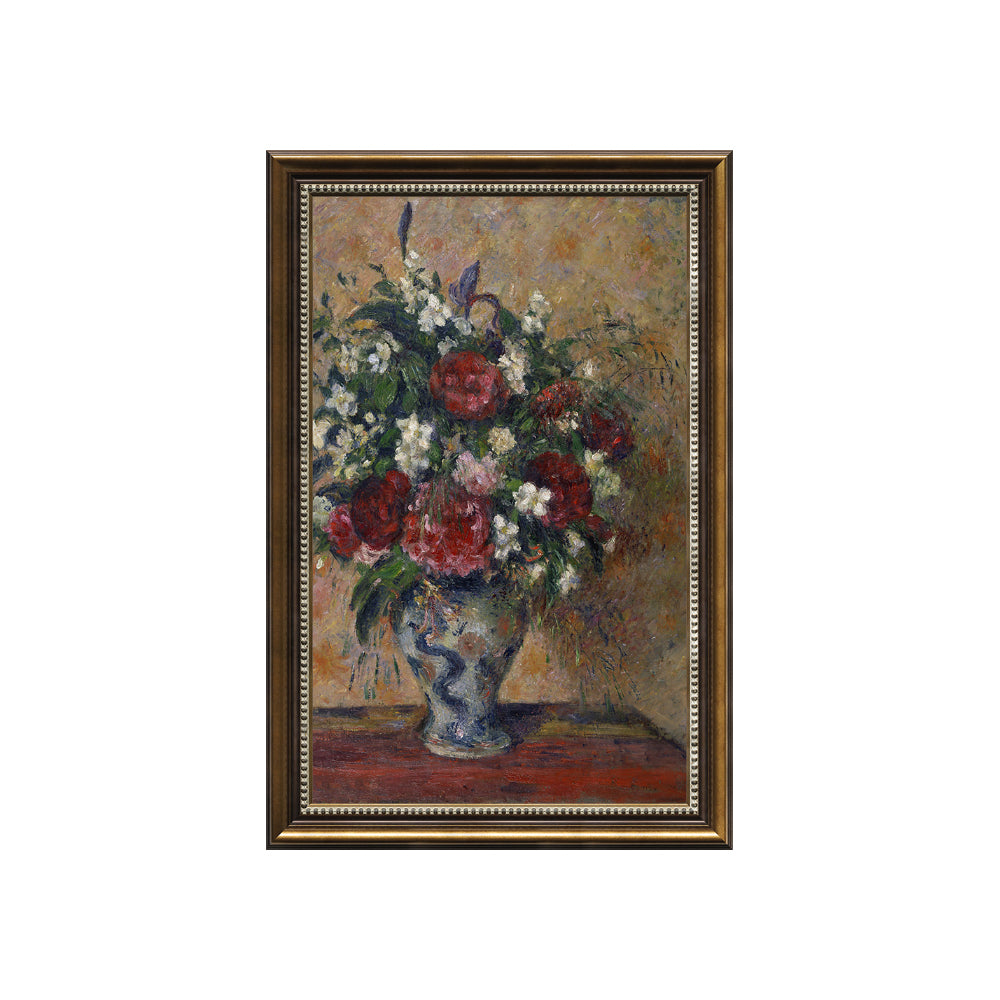 Still Life With Peonies And Mock Orange By Camille Pissarro