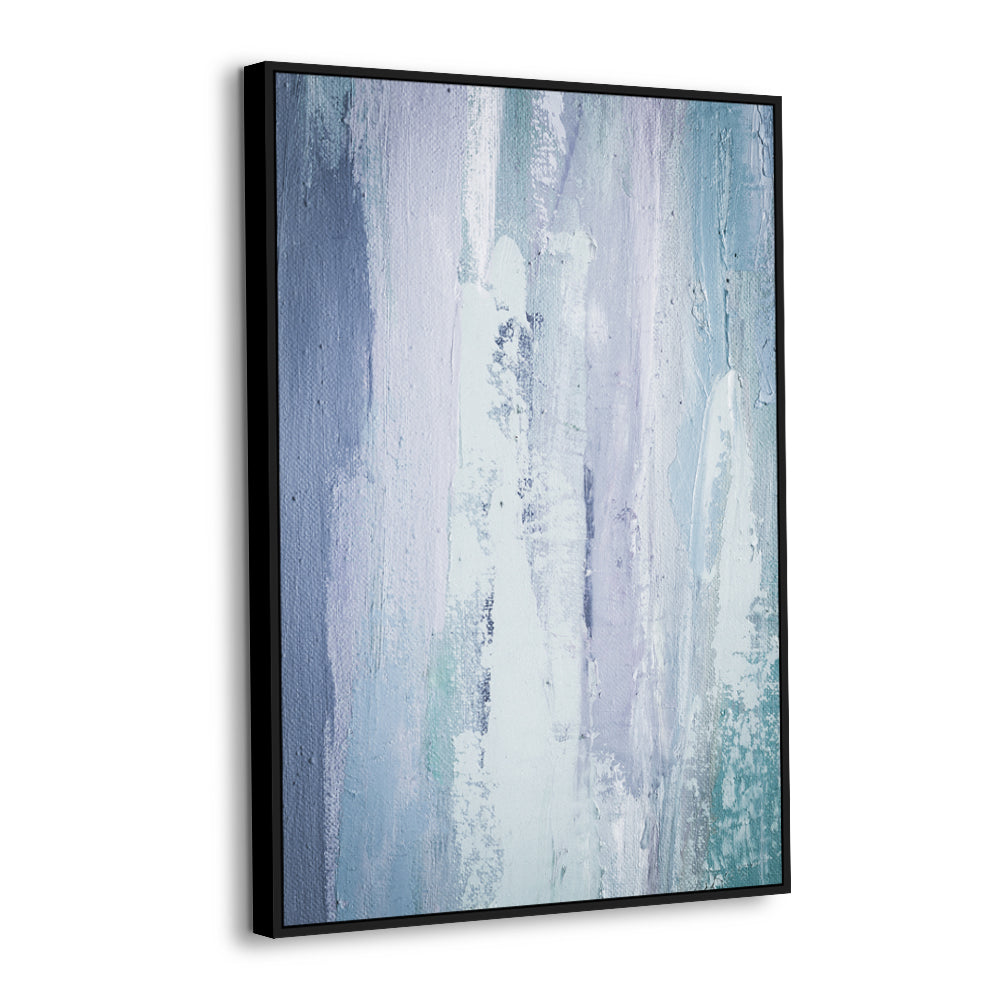 Abstract Blue And Purple Canvas Wall Art