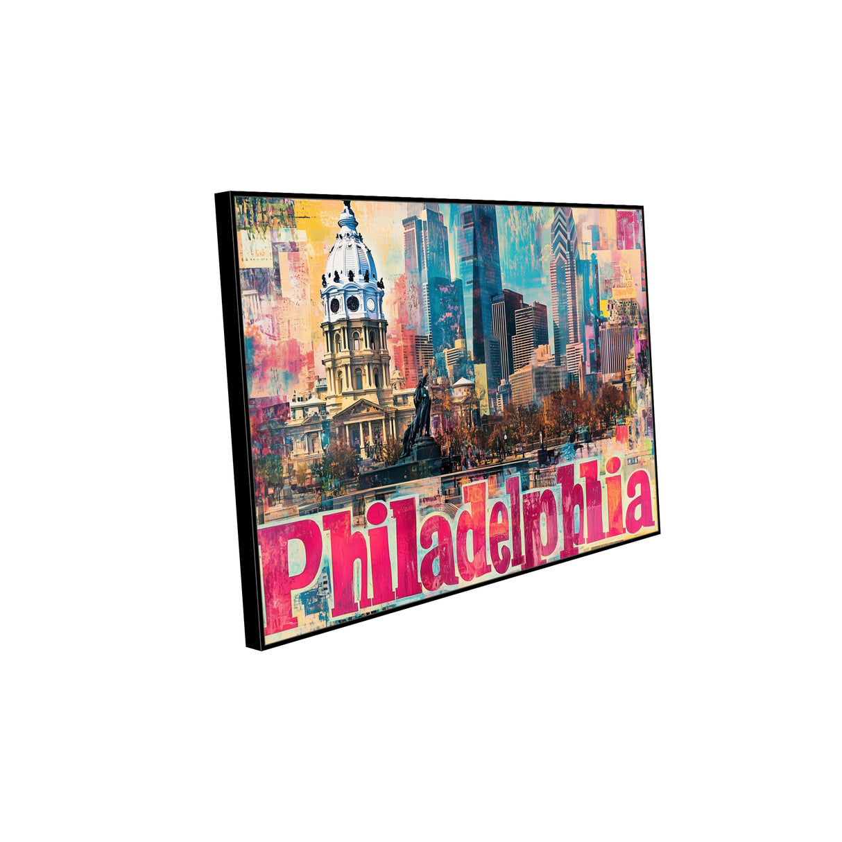 Philadelphia Cityscape Canvas Wall Art