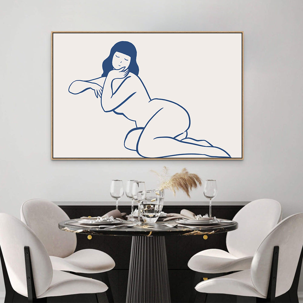 Minimalist Line Art Canvas Wall Art – Elegant and Modern