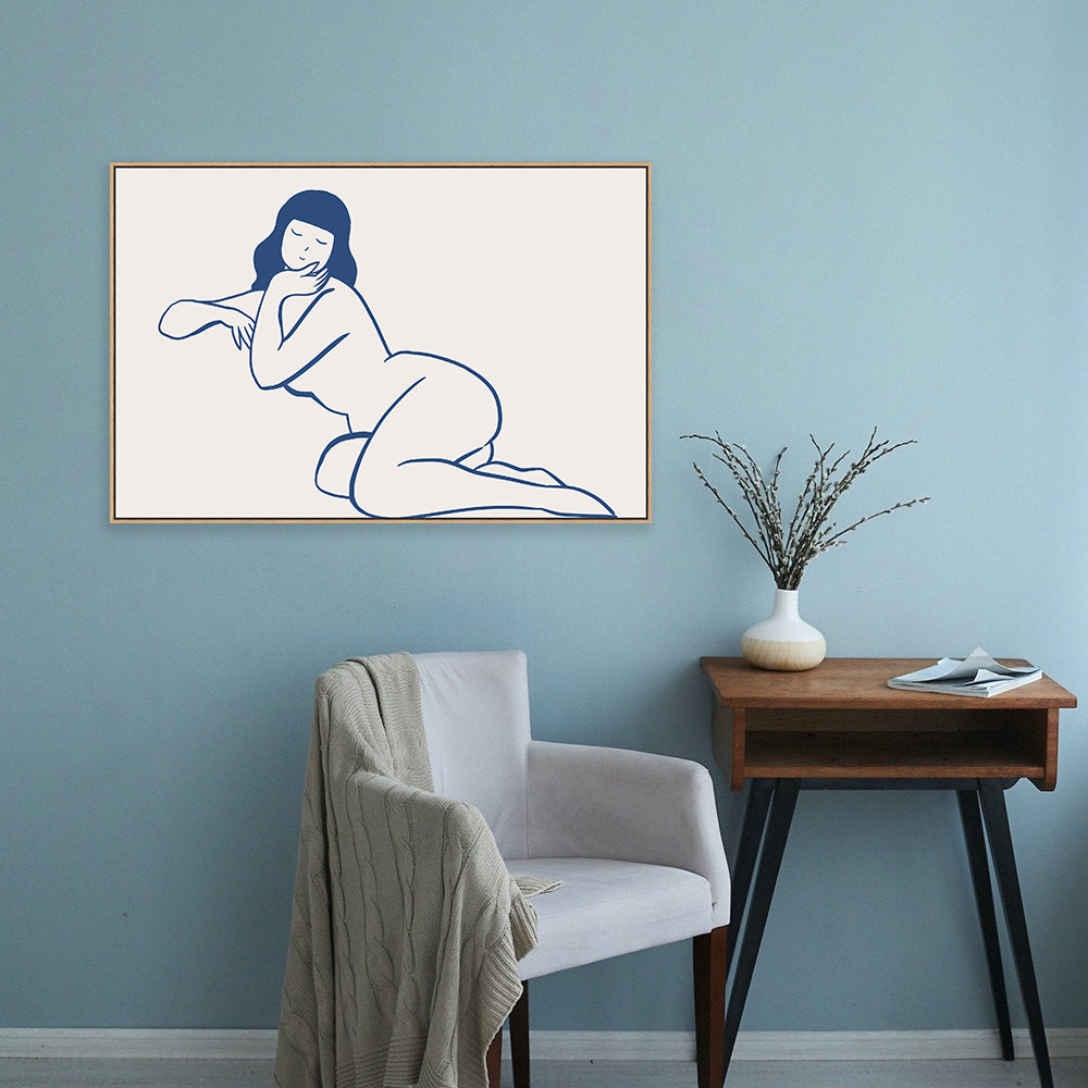 Minimalist Line Art Canvas Wall Art – Elegant and Modern