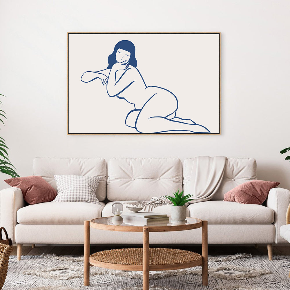 Minimalist Line Art Canvas Wall Art – Elegant and Modern