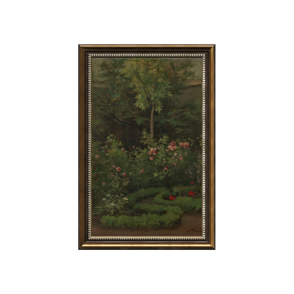 A Rose Garden By Camille Pissarro