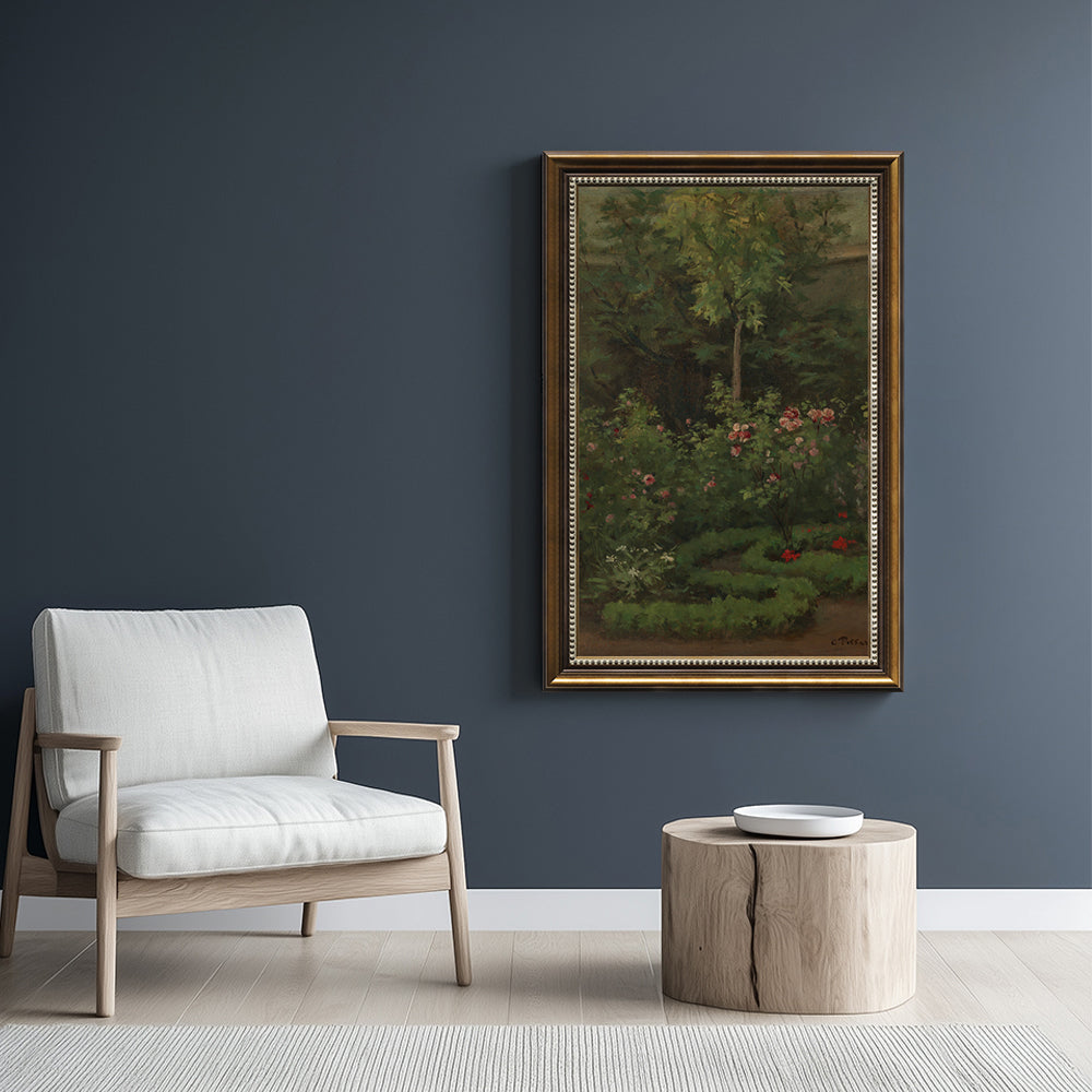 A Rose Garden By Camille Pissarro