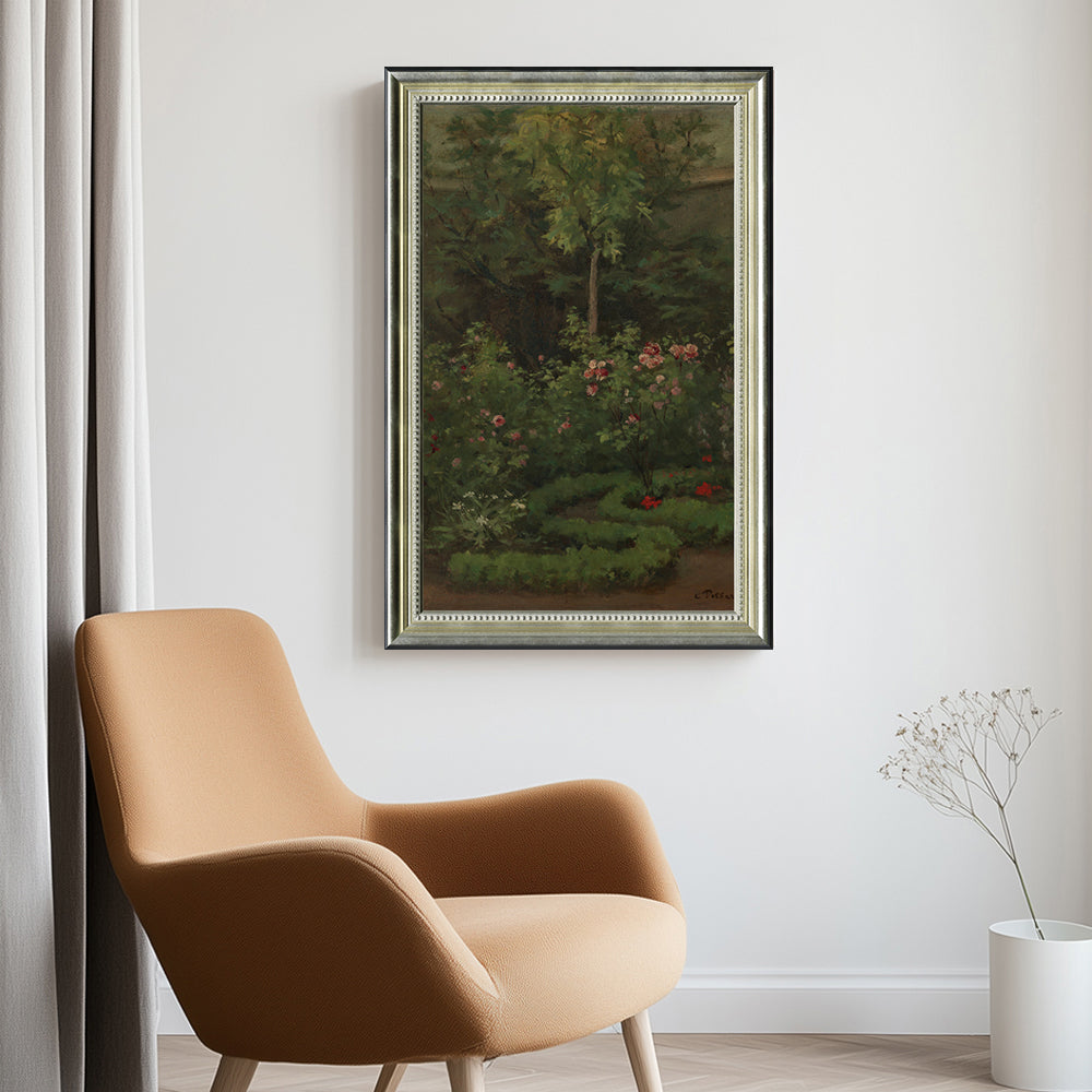 A Rose Garden By Camille Pissarro