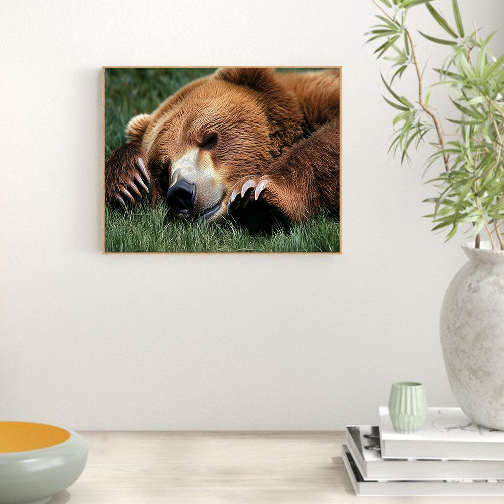 Sleeping Bear Serenity - Nature-Inspired Canvas Wall Art