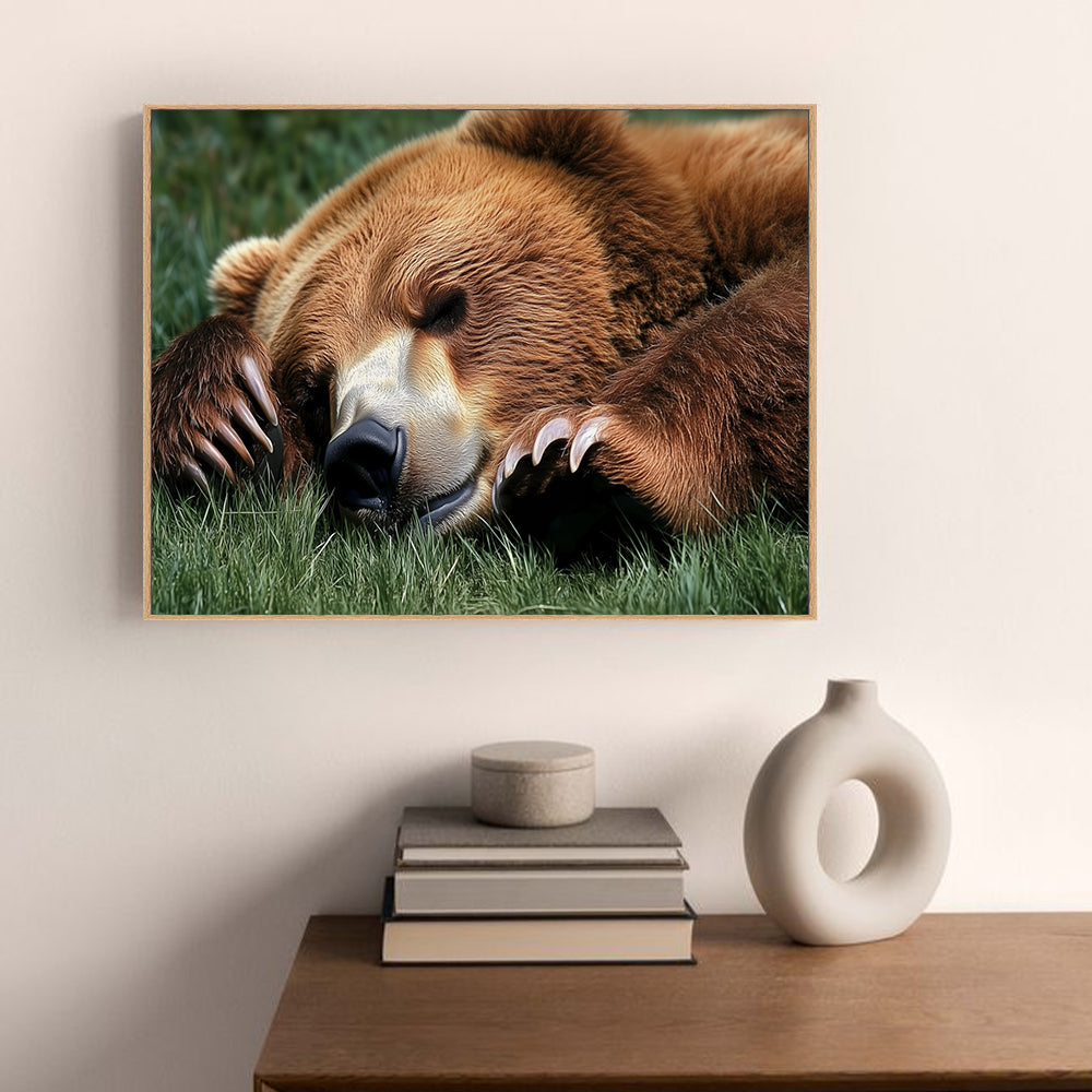 Sleeping Bear Serenity - Nature-Inspired Canvas Wall Art