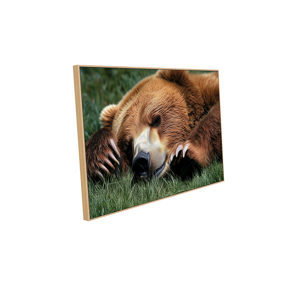 Sleeping Bear Serenity - Nature-Inspired Canvas Wall Art
