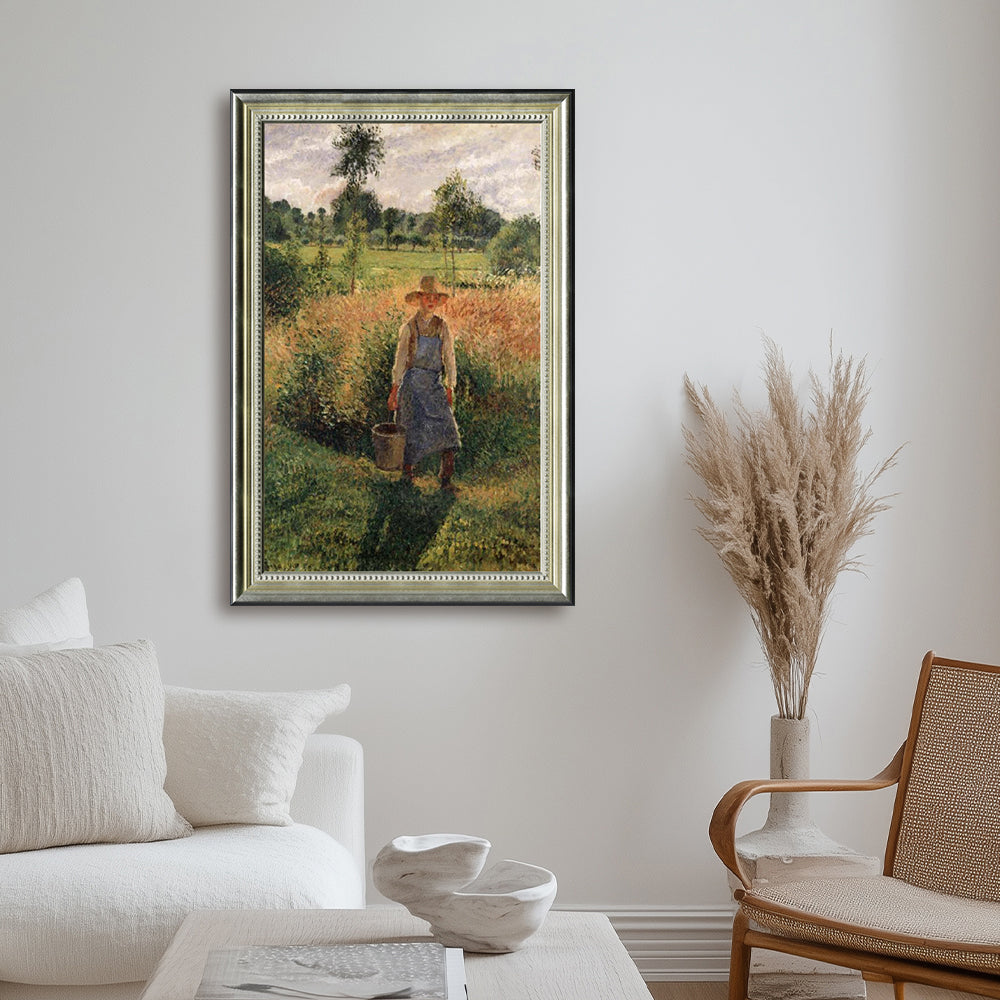 The Gardener, Afternoon Sun, Eragny By Camille Pissarro