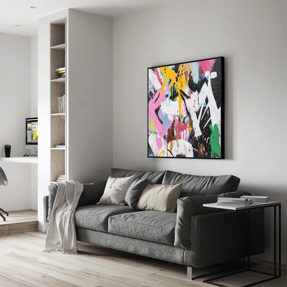 Urban Graffiti Canvas Wall Art