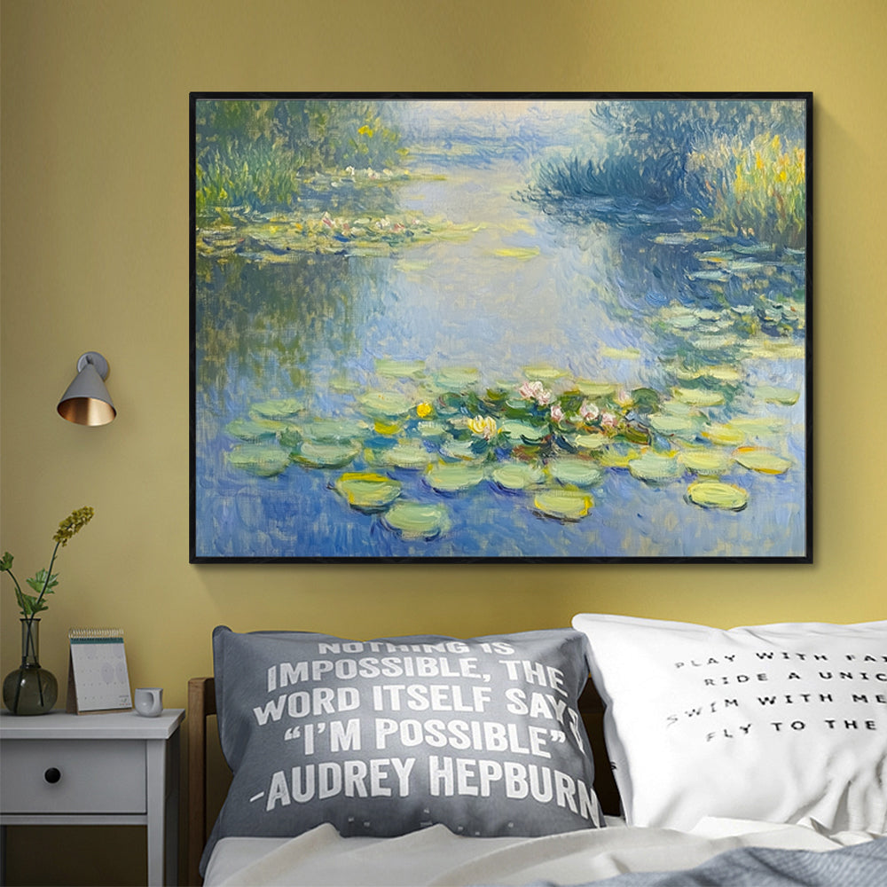 Tranquil Water Lilies Canvas Wall Art