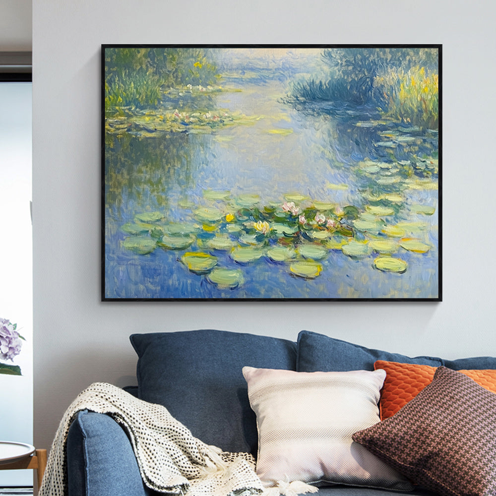 Tranquil Water Lilies Canvas Wall Art